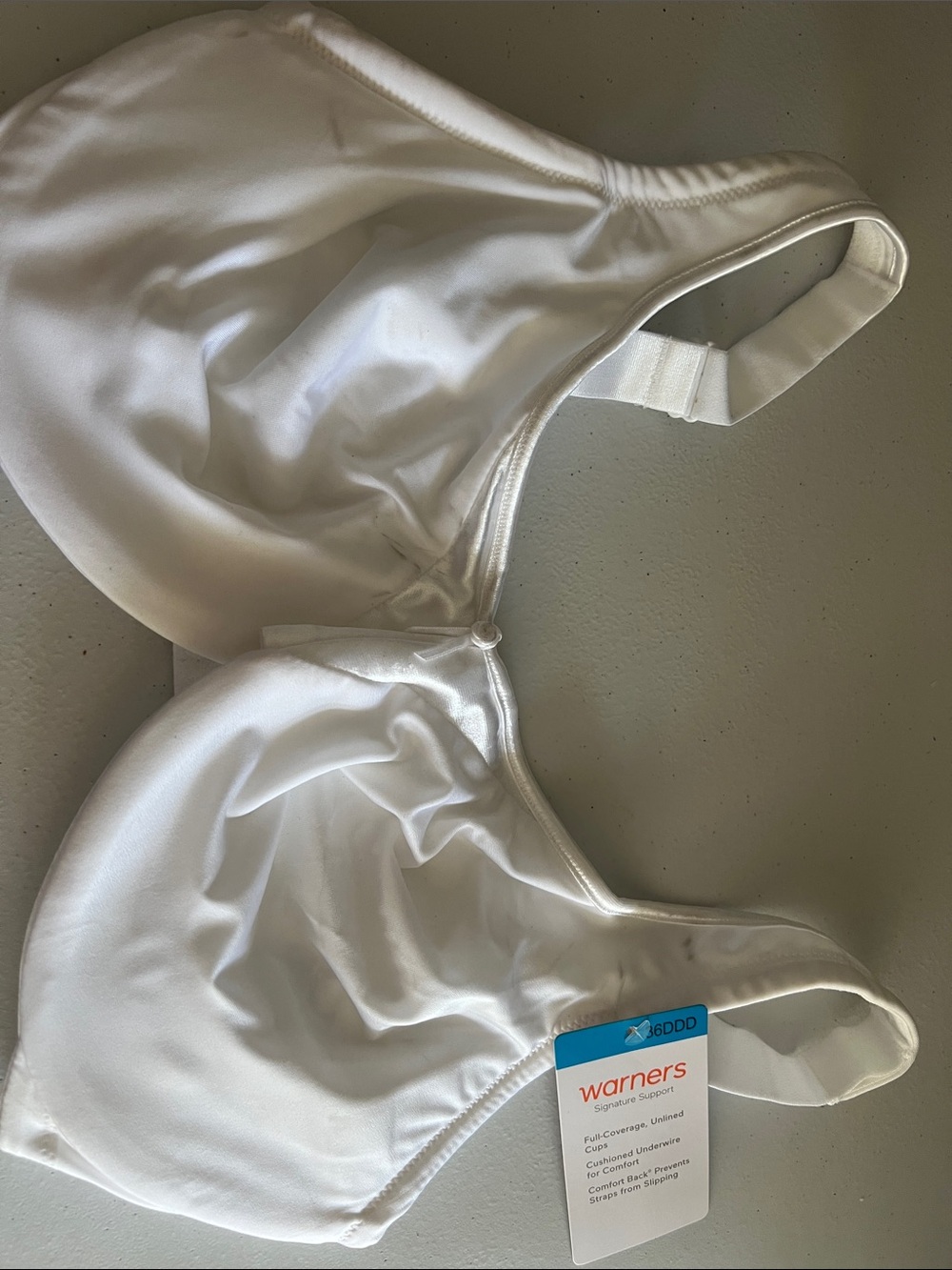 Warners white bra size 36DDD